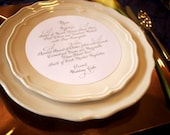 Round Calligraphy Menu