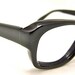 Sleek Geek 1950S Unisex Eyeglasses Midnight Black ,Viennaline High Quality Austria