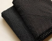 2 Yards, BROWN Polka Dots Linen, U1027