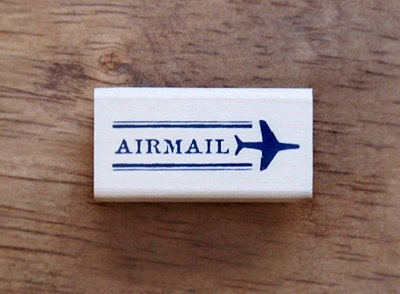 Airmail Stamp with mini Plain, U2529