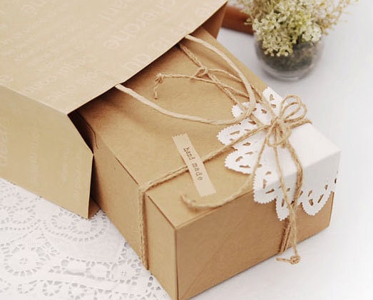 Natural Kraft BOX 21x15cm, set of 4, U2633
