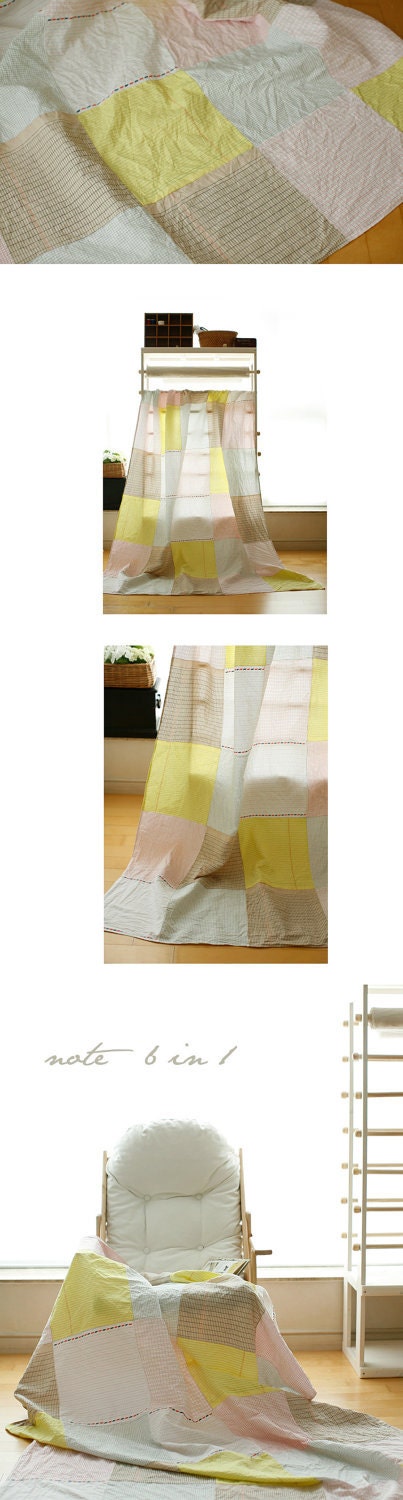 3 sets of each 6 NOTE Illus on  White Oxford Linen, U2738