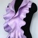 Felted Wavy Scarf Lavender
