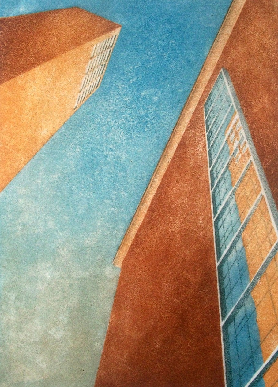 Saarinen Editioned Reduction Print