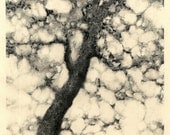 Monotype Tree Fine Art Print OOAK