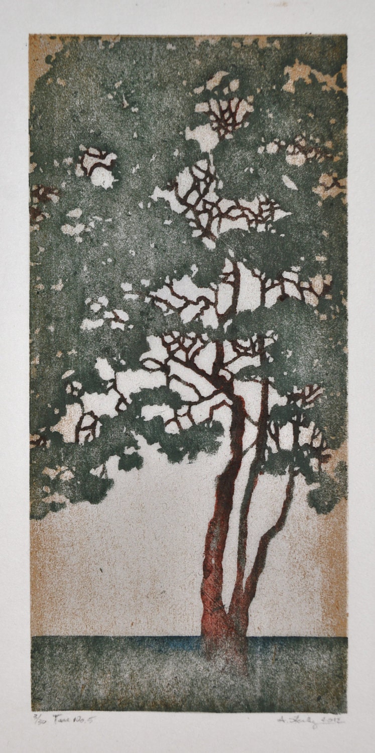 Tree No. 5 Woodblock Print