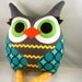 Children Stuffed owl Plush Doll owl Toy Handmade