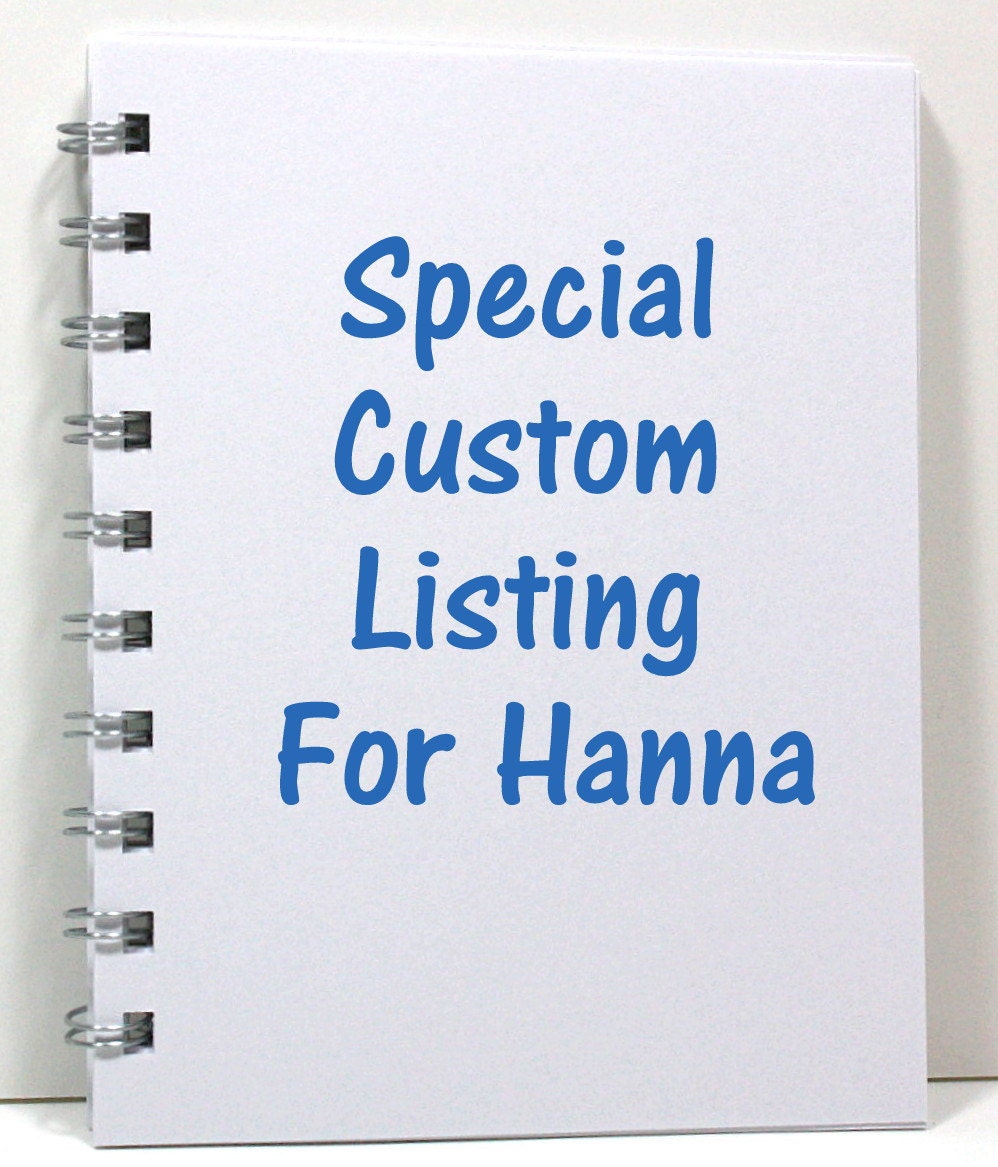 Special Listing for Hanna - Personalized Keep Calm Journal - Ivory