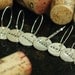 Sterling Silver Personalized Wine Charms - Set Of 8 Handstamped - Custom