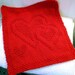 Hand Knit "Family Love" Washcloth or Dishcloth