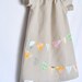 Bunting Applique Peasant Dress