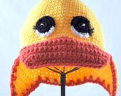 Duck Hat avaliable in 0 to 6 months and 6 to 12 months