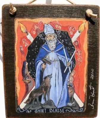 St. Saint Blaise Confirmation Gift Art4thesoul - Retablo - Print