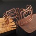 Copper bracelet beautiful and Handmade Greek Key design inspired bangle