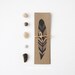 Bookmarks Set - Kraft Series - Feather & Arrow. Nature illustration bookmark. Rustic. Botanical. Book lovers gift. Stocking stuffers.