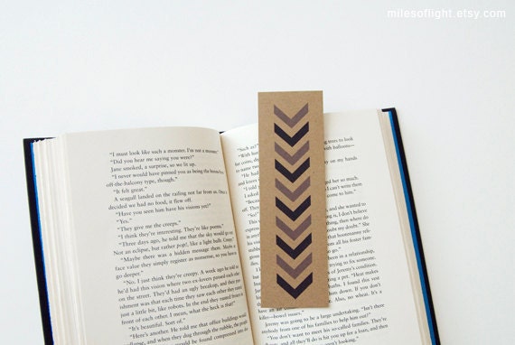Bookmarks Set - Kraft Series - Feather & Arrow. Nature illustration bookmark. Rustic. Botanical. Book lovers gift. Stocking stuffers.