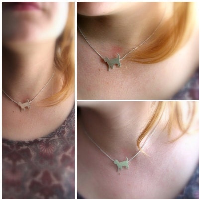 Sterling silver - Cat necklace