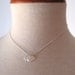 Sterling silver - Cloud necklace - Small