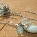 Optimism - Sparkly Aquamarine and Amazonite earrings