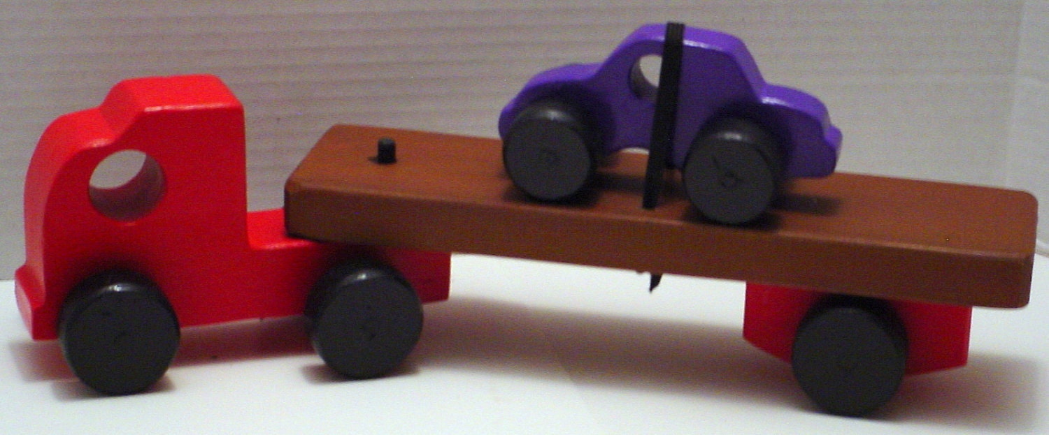 Truck Semi Car Carrier with Coe Cab and Detachable Mini-Car