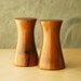 Vintage Modern Wooden Salt and Pepper Shaker Set