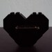 LEGO Heart Pin/Brooch (Black)