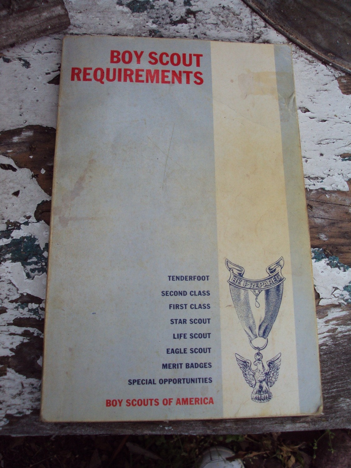 Vintage Boy Scout Requirements Paperback Book Boy Scouts of America Copyright 1969