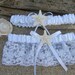 Beach Wedding Starfish Bridal Garter with Matching Toss Garter-BRIDAL WHITE-Starfish Weddings, Beach Weddings,Weddings, Garter Sets, Bridal