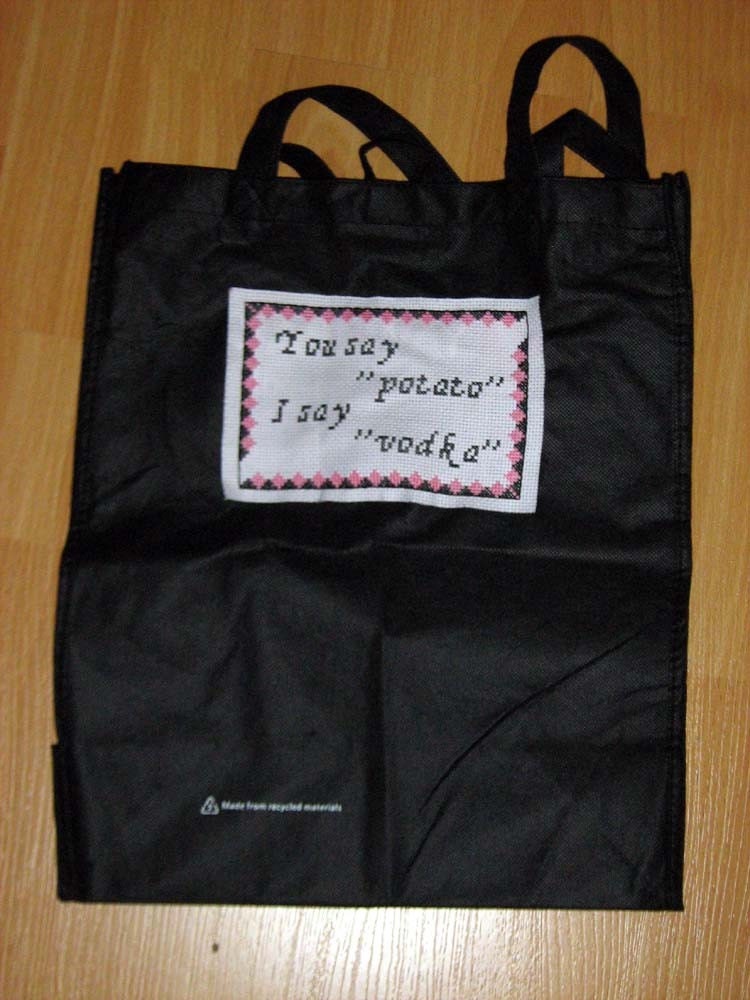 You say potato, I say vodka - Karen Walker Shopping Bag