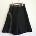 STOREWIDE SALE vintage 70s OUTRAGE black and rainbow high waisted gauchos