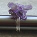 Purple Amethyst Cluster Ring -Make a Statment -Your Sterling Silver Ring...Unique and Handmade- ooak -Natural Gemstone Ring
