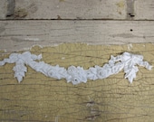Painted Cottage Shabby White Rose Swag Appliques APP04