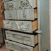 Vintage Painted Cottage Chic Shabby Aqua French Chest CH150