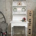 Painted Cottage Chic Shabby White French Desk DK223