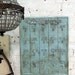 Painted Cottage Chic Shabby Aqua Hotel Key Holder VF256