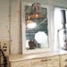 RESERVED for BRANDI Painted Cottage Chic Shabby White French Mirror MR309