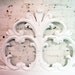 Painted Cottage Chic Shabby White Handmade French Bench CHR336