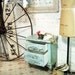 Painted Cottage Chic Shabby White Romantic Night Table NT412