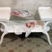 Painted Cottage Chic Shabby  White Romantic Coffee Table CFT236