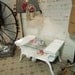 Painted Cottage Chic Shabby  White Romantic Coffee Table CFT236