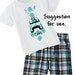 Boy Tie Baby Month Stickers Personalized (Moustache 2 Tie) - Includes Newborn and Extra-Large 12 Month Stickers - Monthly Onesie Stickers