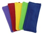 3 Swiffer Pads - Reusable pad covers - washable - Double Sided Swifters (You Pick: Purple, Red, Yellow, Green, Navy Blue, Aqua Blue)
