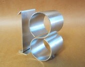 Metal table numbers freestanding for weddings/events/parties-Empire 4"