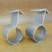 Metal male/female symbol cake topper freestanding-Empire 4"
