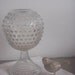 Antique glass oil lamp