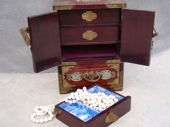 Ornate Asian Jewelry Box