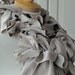 Grey Stone PETAL Ruffle Scarf