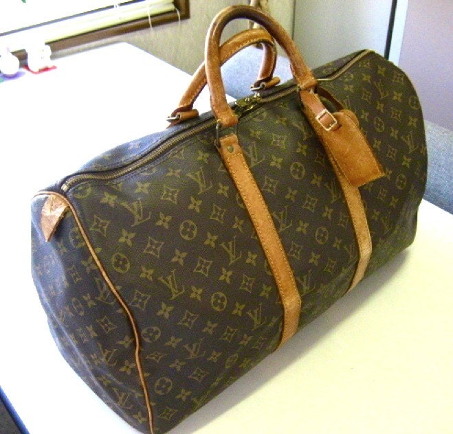 LOUIS VUITTON Keepall 50 DUFFEL BAG Travel Luggage For by louise49