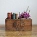 Old Wooden Rustic Bulldog Box