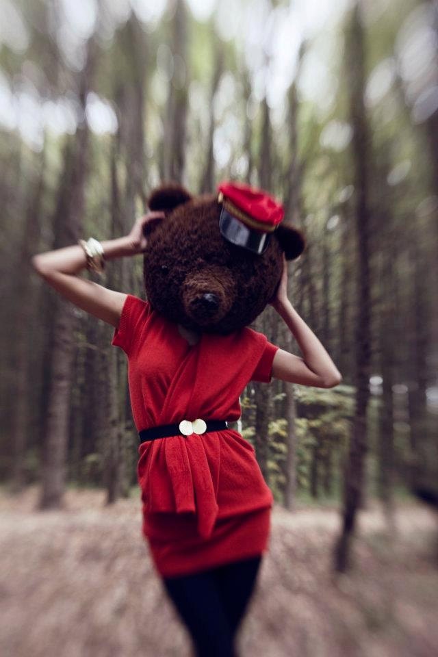 Human Size Bear Head - READY TO SHIP